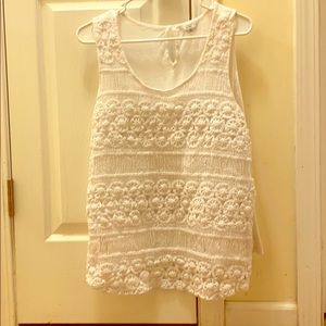 Crown Ivy lace tank xl
